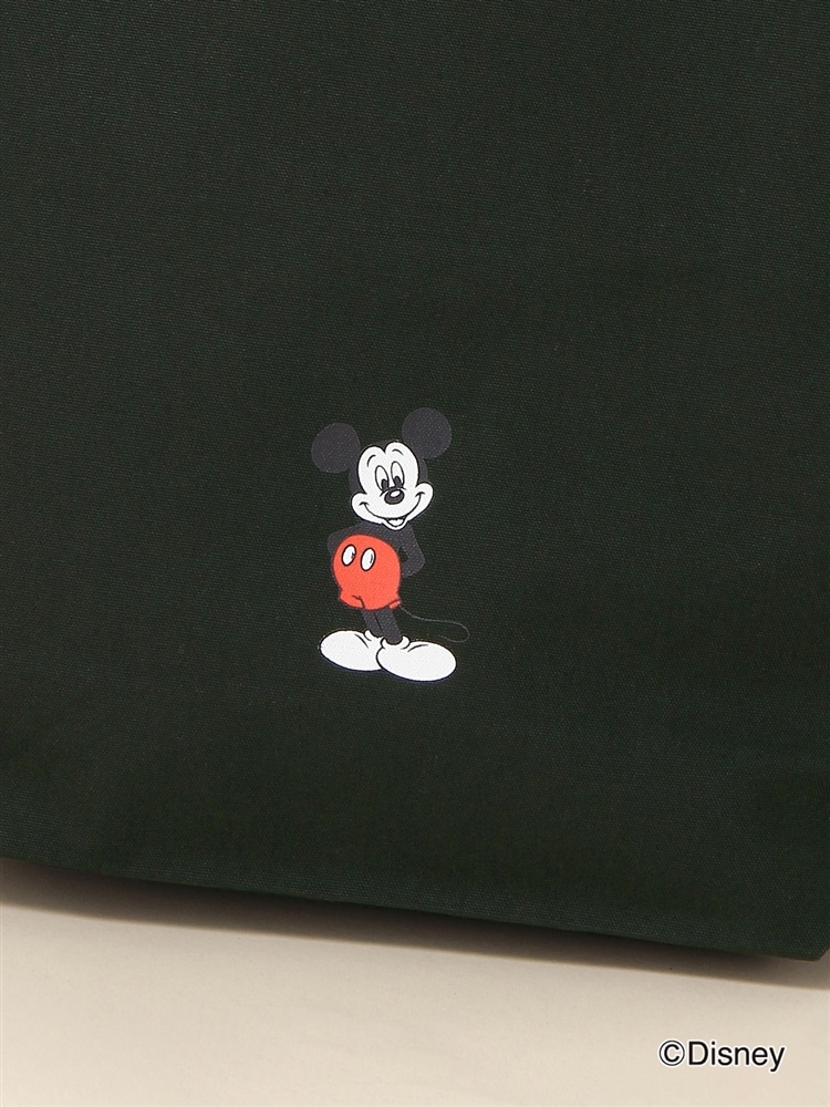 Disney／トートバッグ／Mickey Mouseプリント3 ブラック バッグ